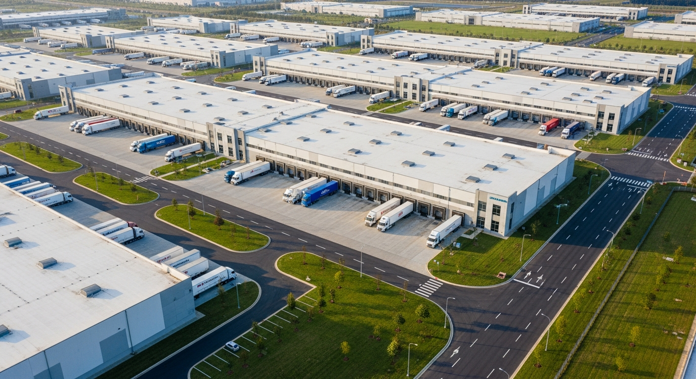 PSL Supply Chain warehouse and distribution facility exterior